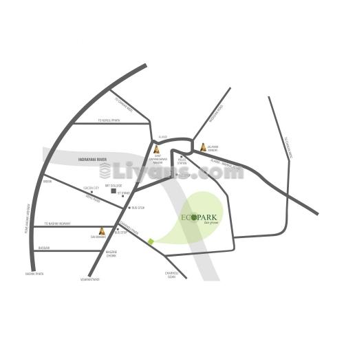 Location Map of Eco Park